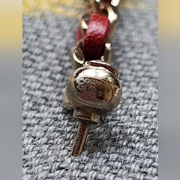 Chanel CC Leather Chain Drop Earrings - Picture 6 of 8